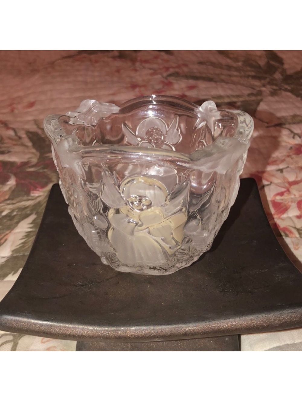 Mikasa Angel Holiday Crystal Candle Holder